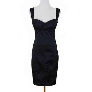 Vintage Marciano Black Bustier Corset Dress Sz 4